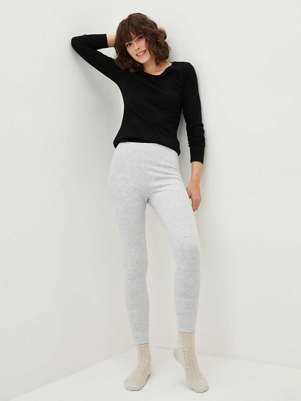 LCW DREAM Kadın Beli Lastikli Düz  Pijama Altı -W1DK48Z8-CT3