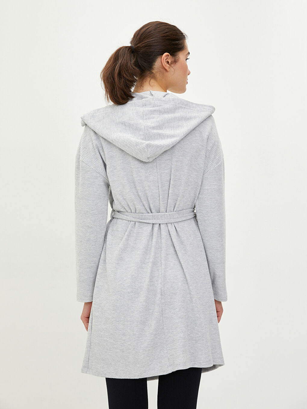 LCW DREAM Doppelreiher-Kragen Gerade Langarm Damen Morgenmantel -W1DK54Z8-CT3