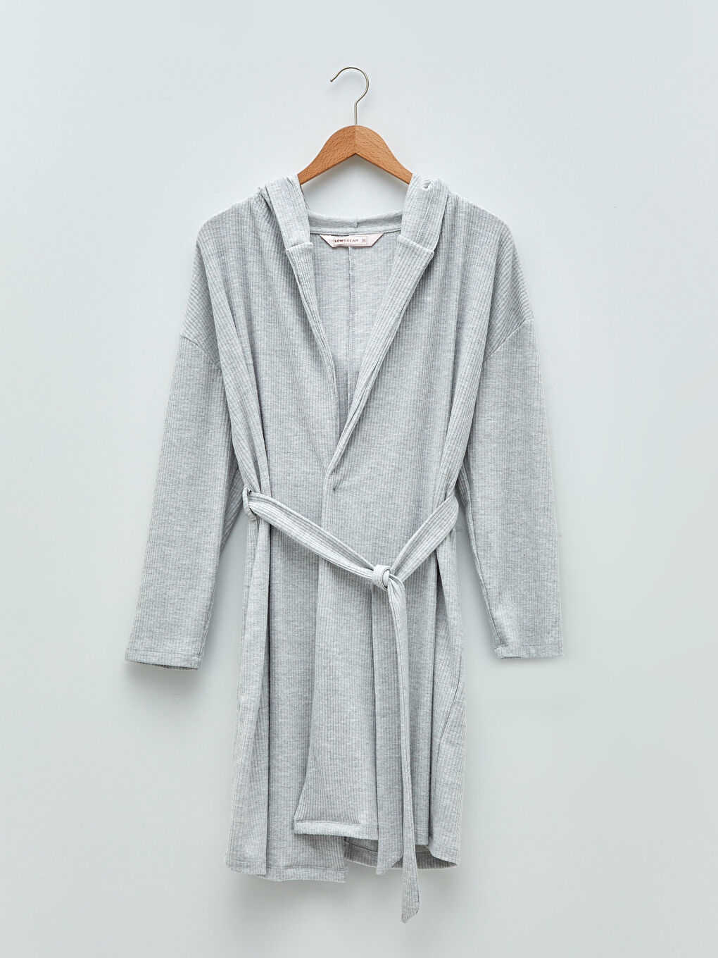 LCW DREAM Doppelreiher-Kragen Gerade Langarm Damen Morgenmantel -W1DK54Z8-CT3