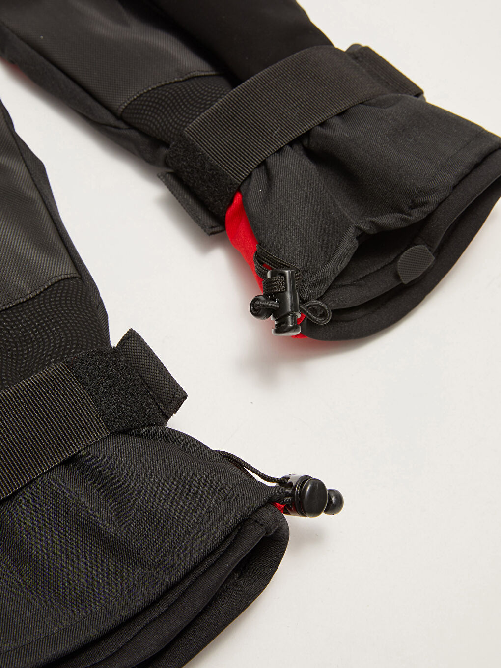 Siyah Yazı Baskılı Erkek Kar Eldiveni-3