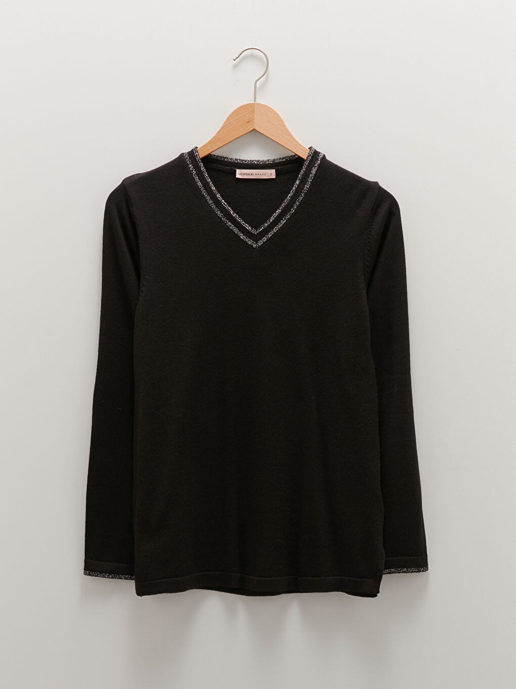 Žena CRNA Džemper -5