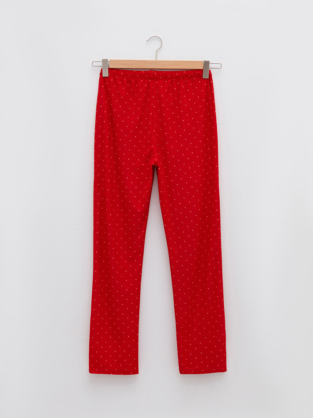 LCW DREAM Pyjama-Hose für Damen mit elastischem Bund und Punktmuster aus Fleece -W1DK85Z8-LTQ