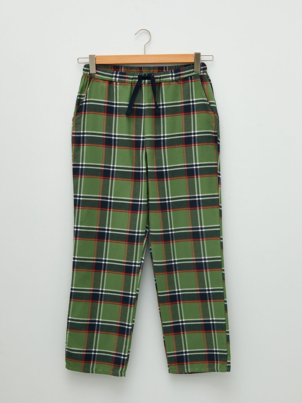 Elasticated Waist Plaid Women's Pyjama Bottoms -W1DK87Z8-LM7