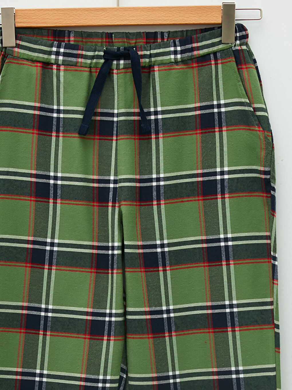 Elasticated Waist Plaid Women's Pyjama Bottoms -W1DK87Z8-LM7