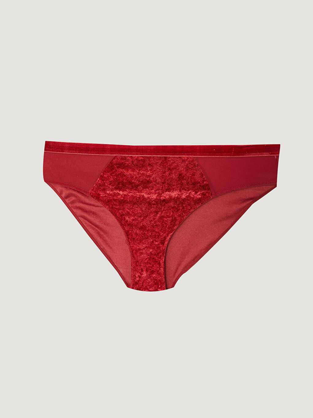 Bordo Düz Klasik Külot