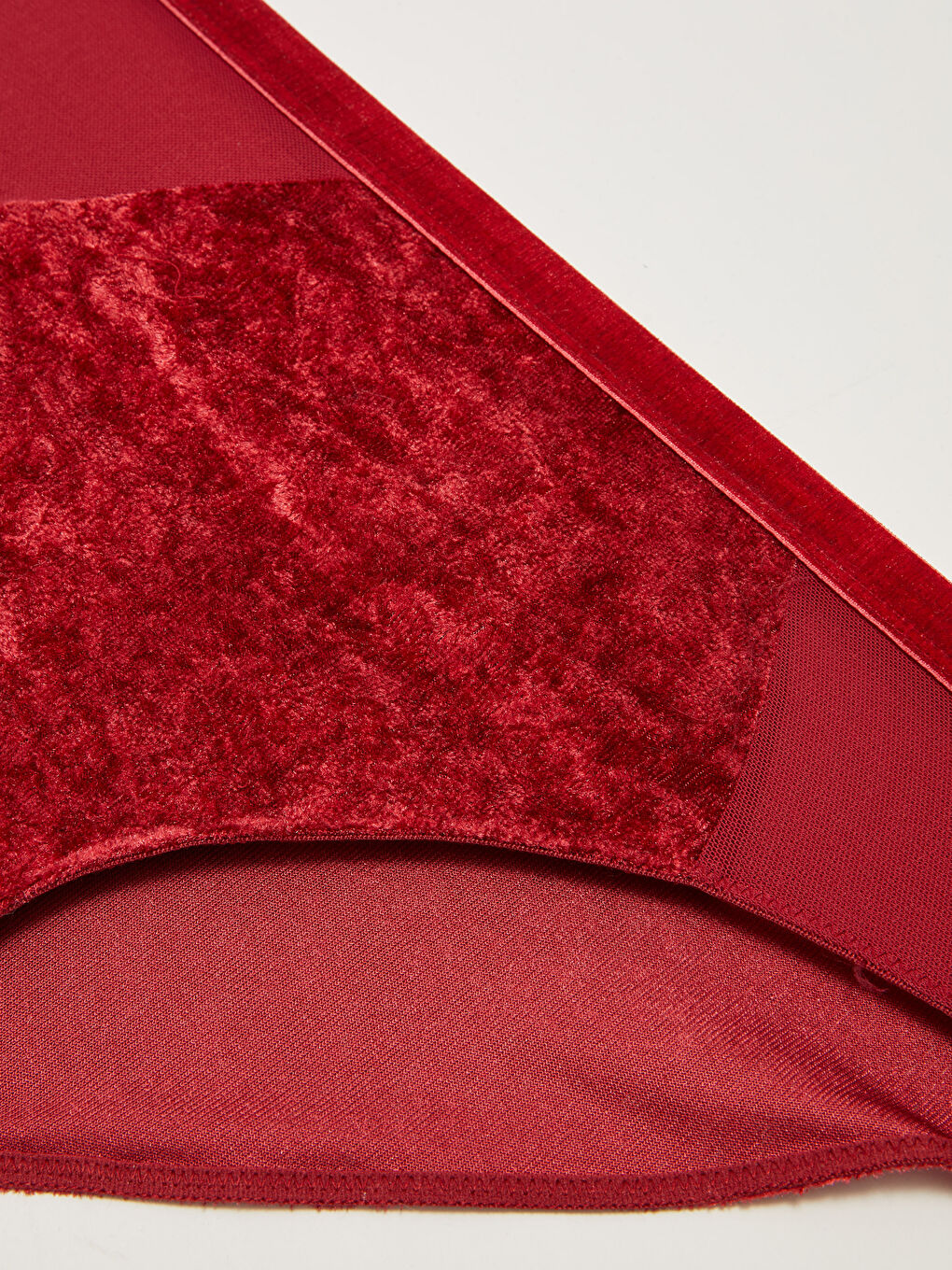 Bordo Düz Klasik Külot-2