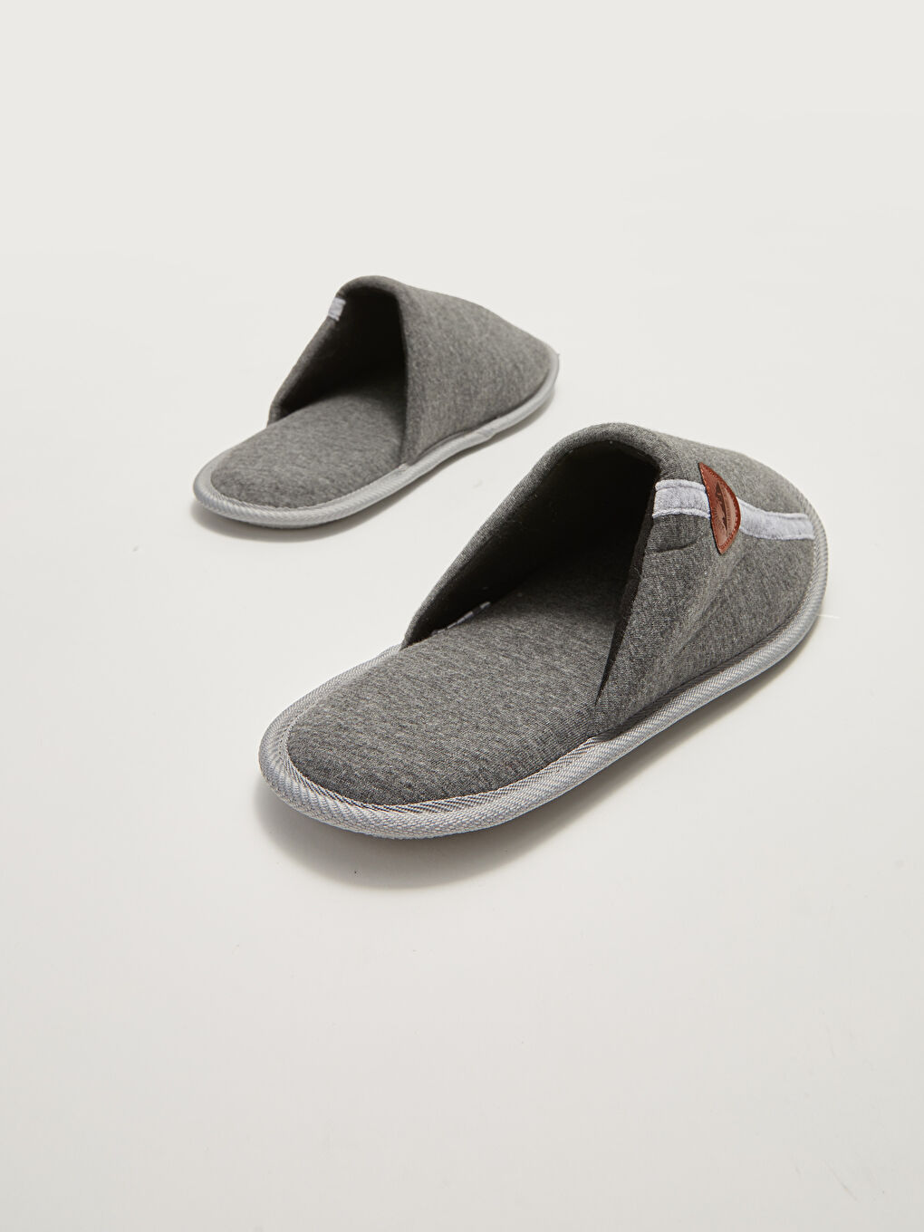 Antrasit Önü Kapalı Erkek Ev Terliği-4