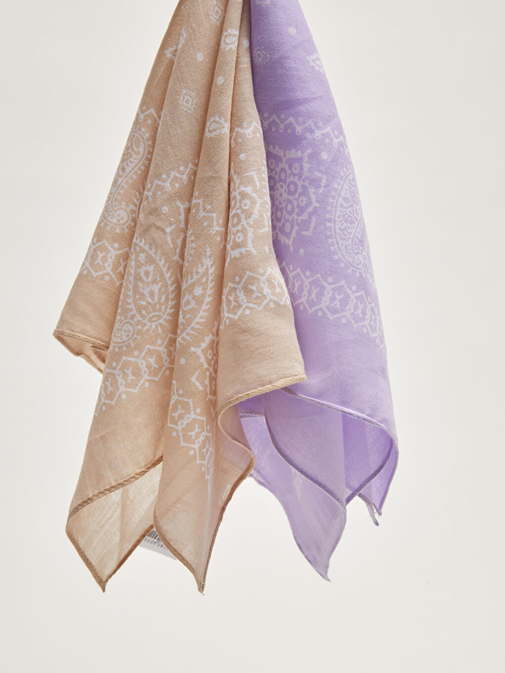 Lot de 2 Bandanas pour Femmes à Motif Paisley-3