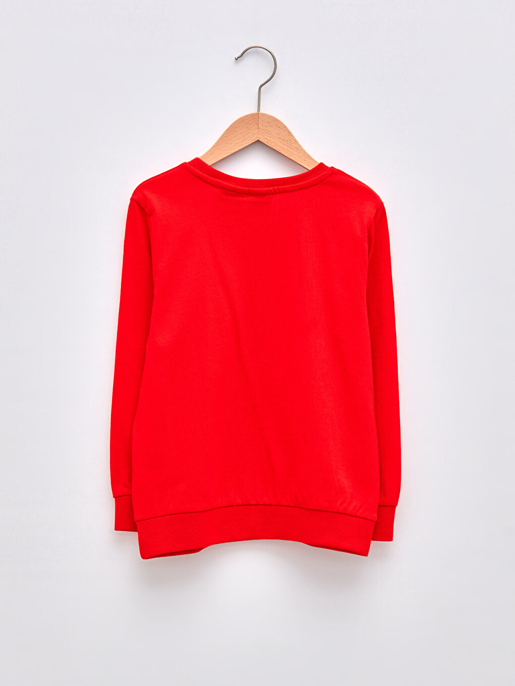 Crew Neck Cars Printed Long Sleeve Boys Sweatshirt-1