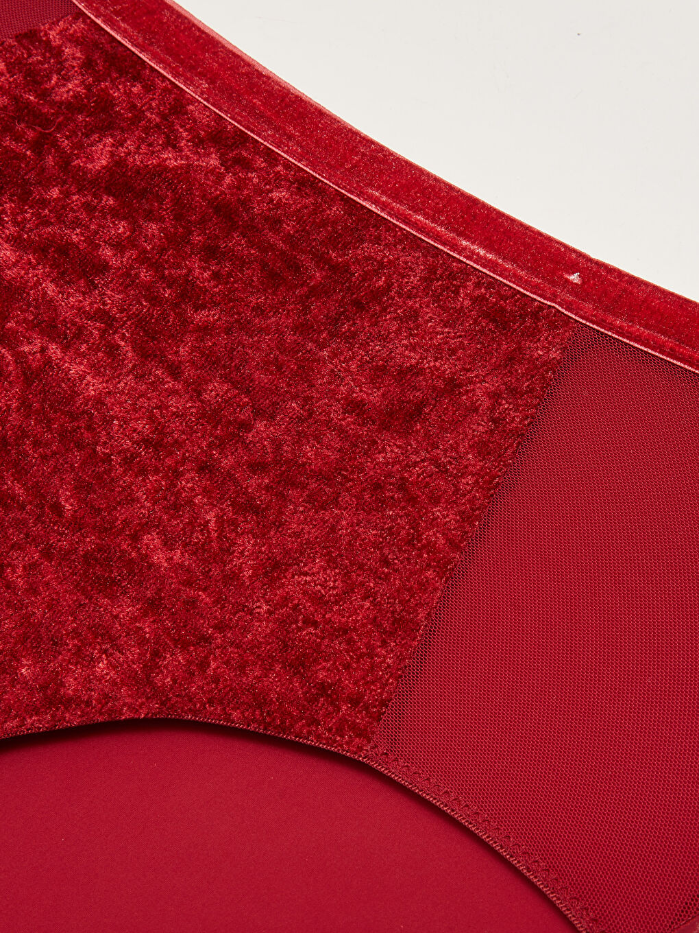 Bordo Kadın Düz Hipster Külot-2