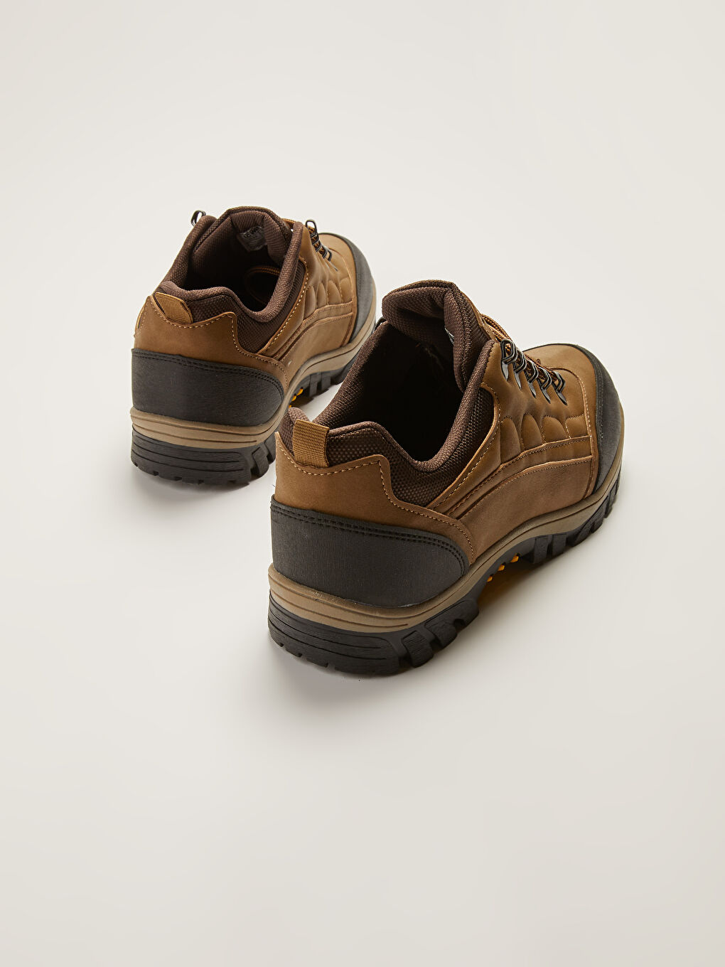 Bej Bağcıklı Erkek Trekking Ayakkabı-3