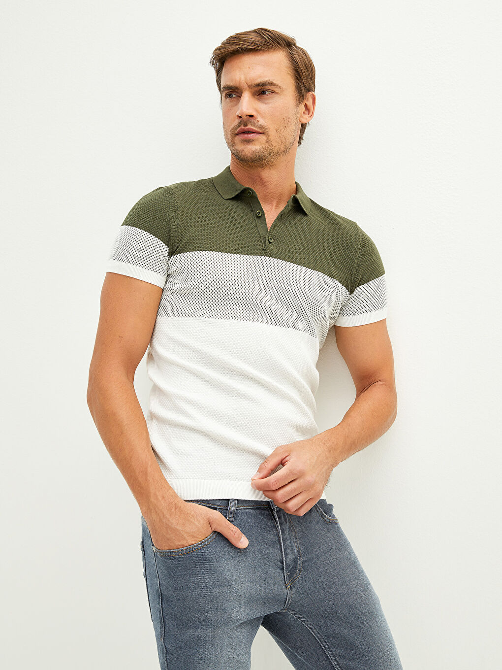 T-shirt KAKI Homme-2