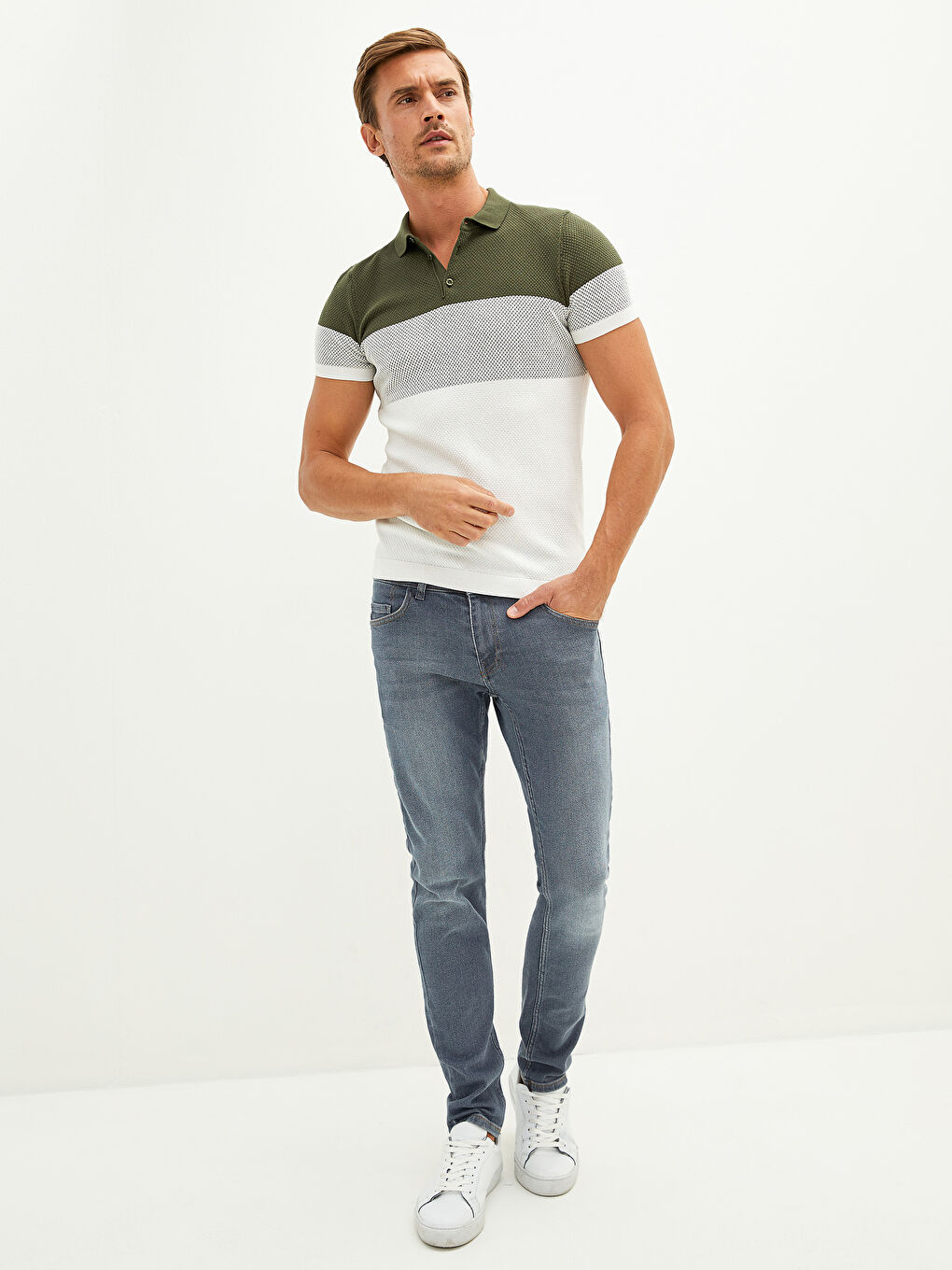 T-shirt KAKI Homme-3