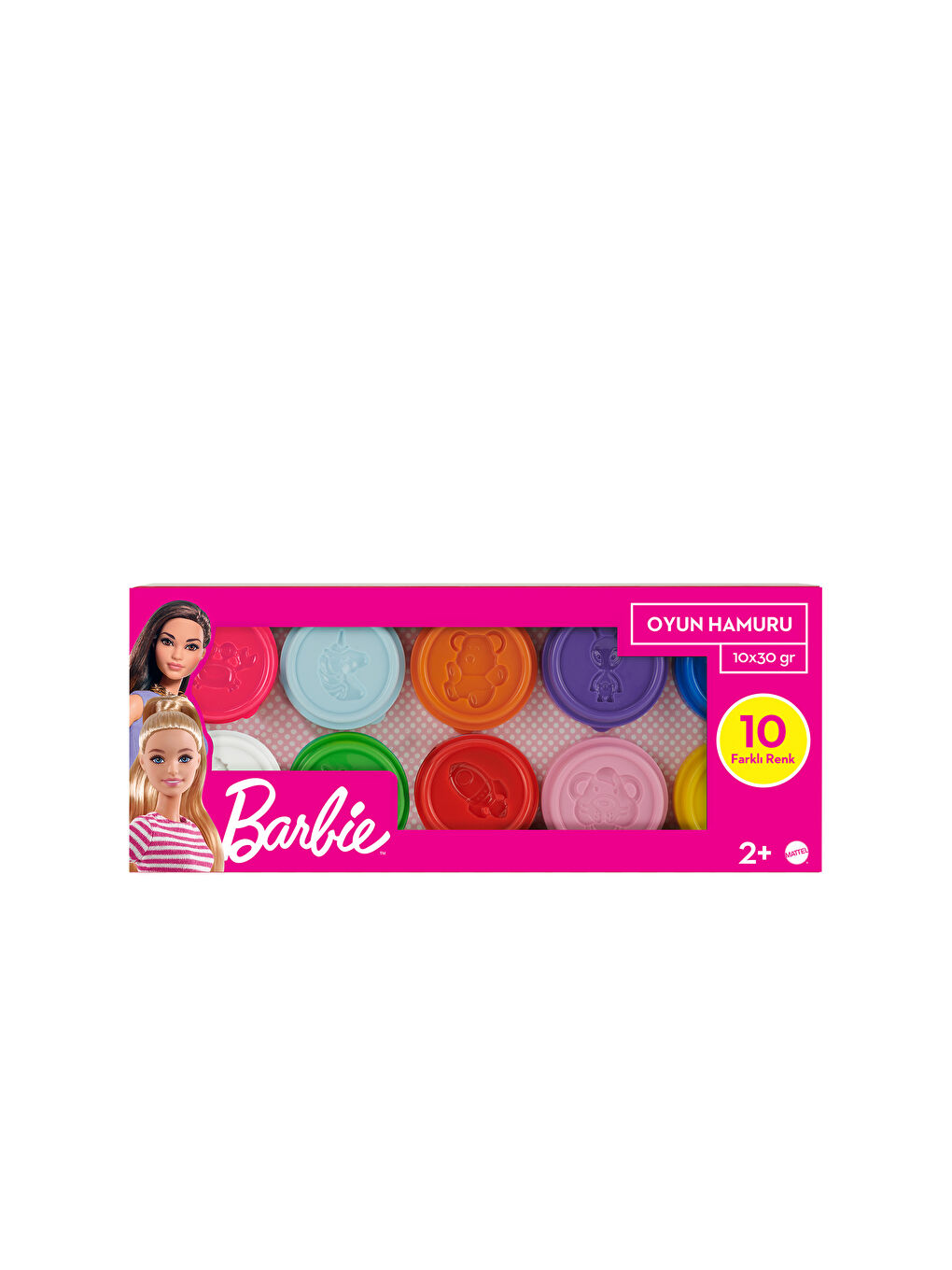 Barbie Lisanslı Oyun Hamuru 10'lu 10x30 g-1