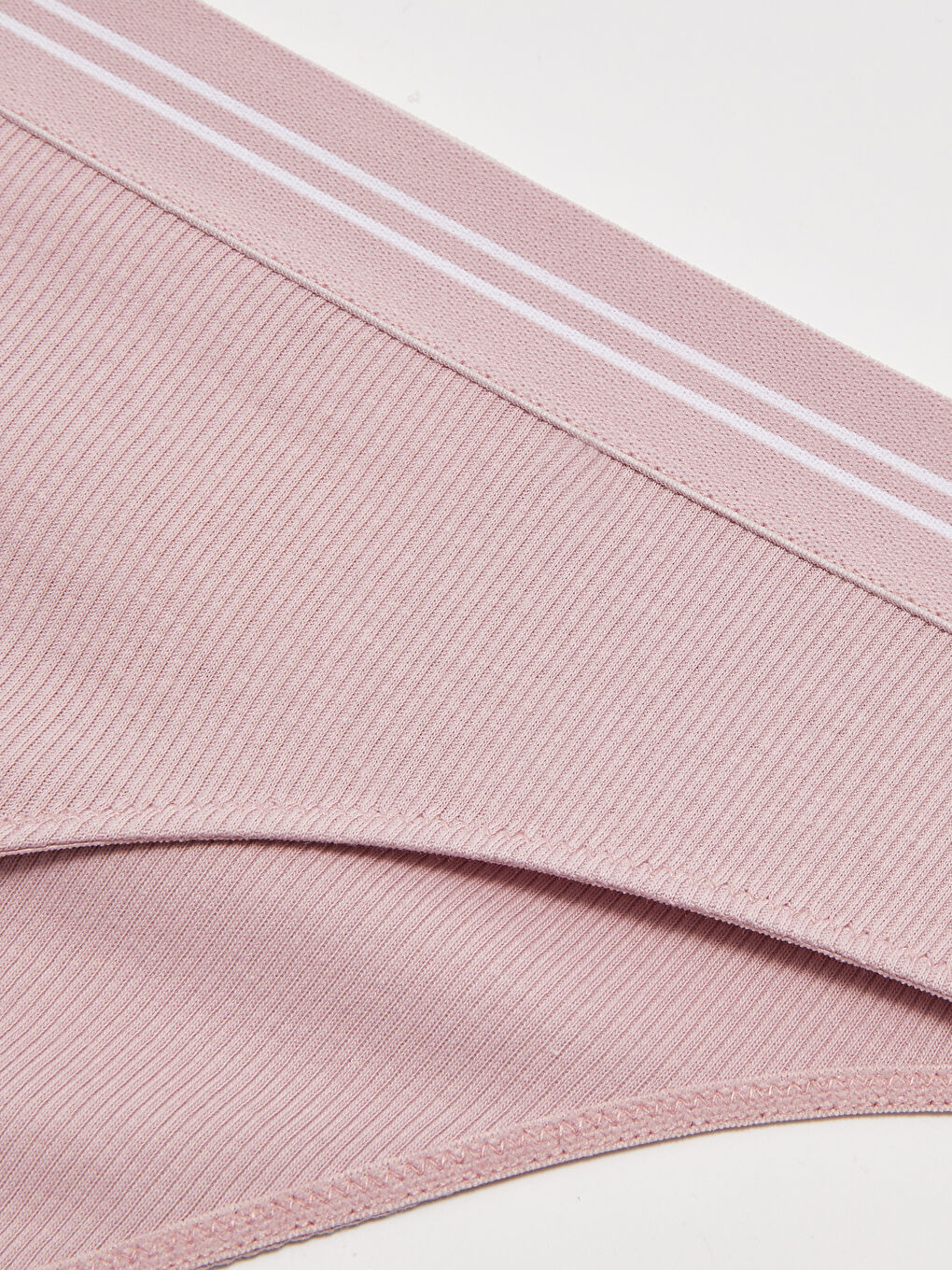 Lila Şerit Detaylı Klasik Külot-2