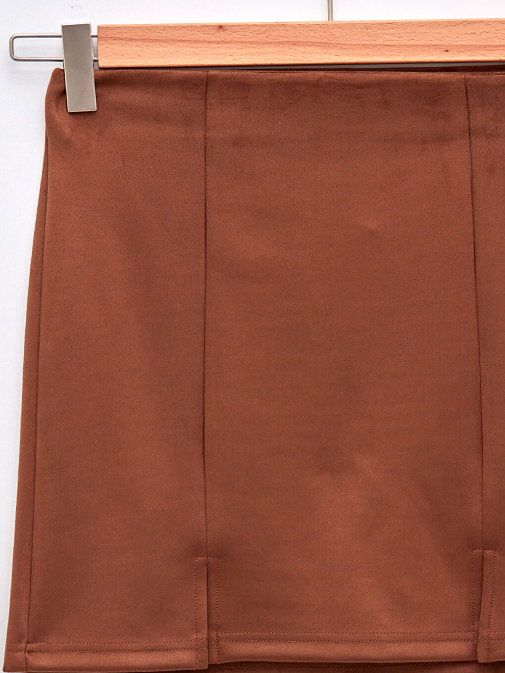 Fustă Mini Regular cu Fermoar în Talie pentru Femei-8