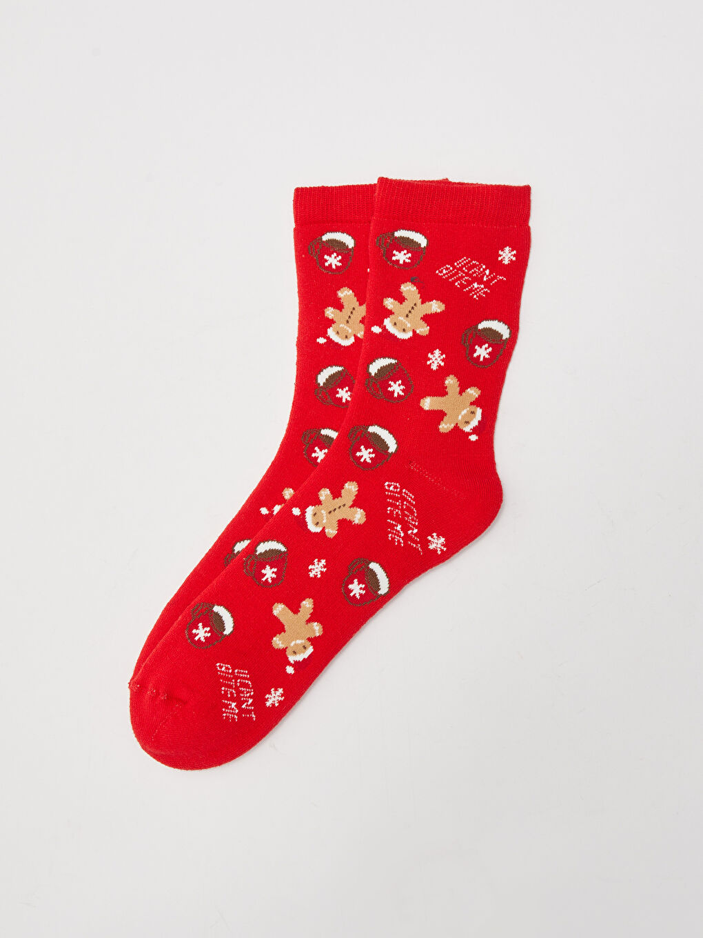 جوارب للكاحل بطابع عيد الميلاد للسيدات