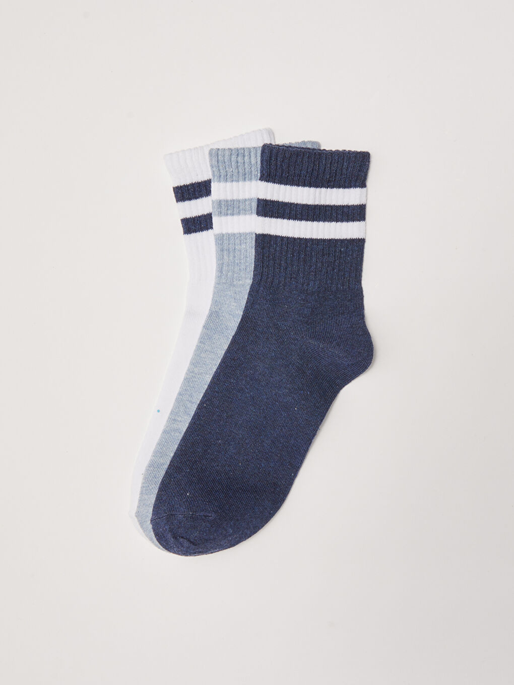 Striped Women's Ankle Socks 3-packs