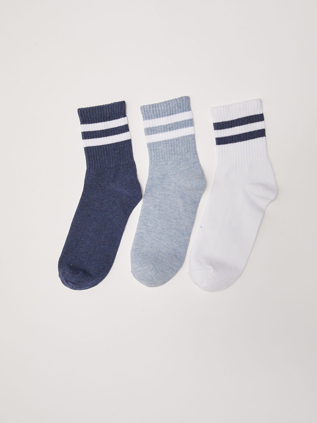 Striped Women's Ankle Socks 3-packs-1