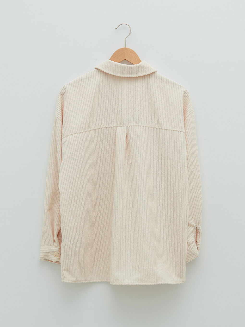 LCW Vision Geknöpfte Langarm-Samt-Damenhemdjacke -W1DP03Z8-FVU
