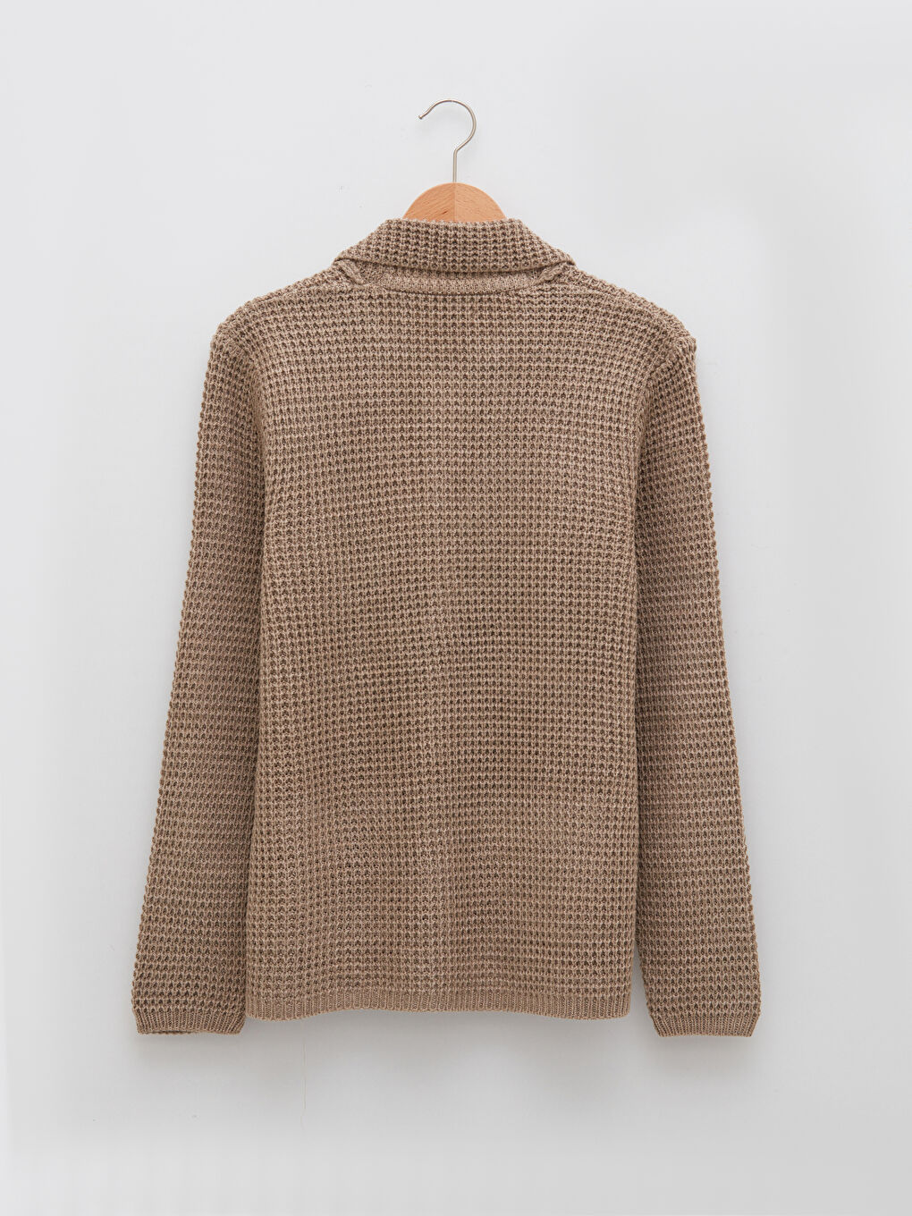 كارديجان تريكو بياقة شال رفيع للرجال-6