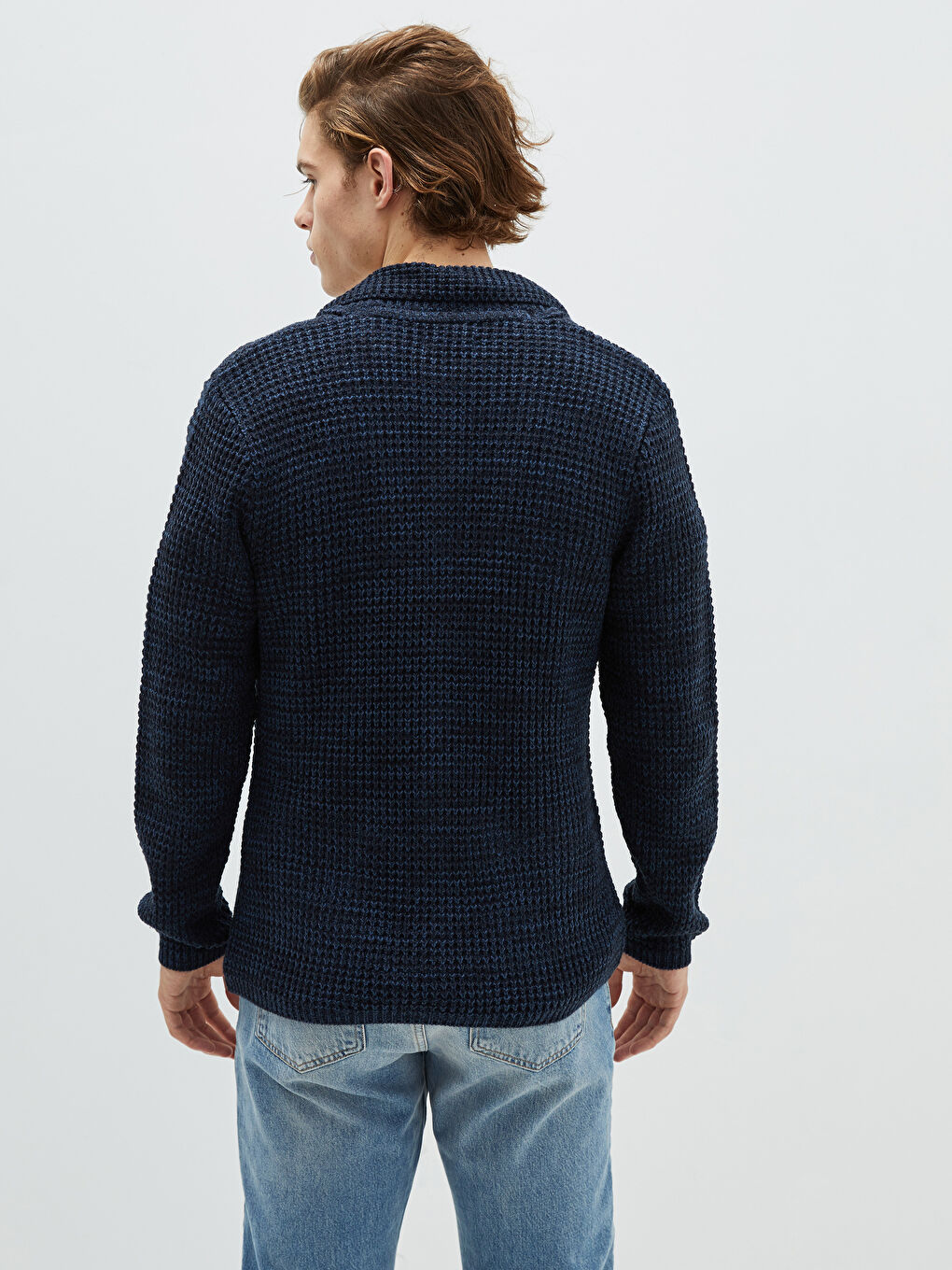 XSIDE Slim Fit Shawl Collar Men's Knitwear Cardigan -W1DP66Z8-JYM