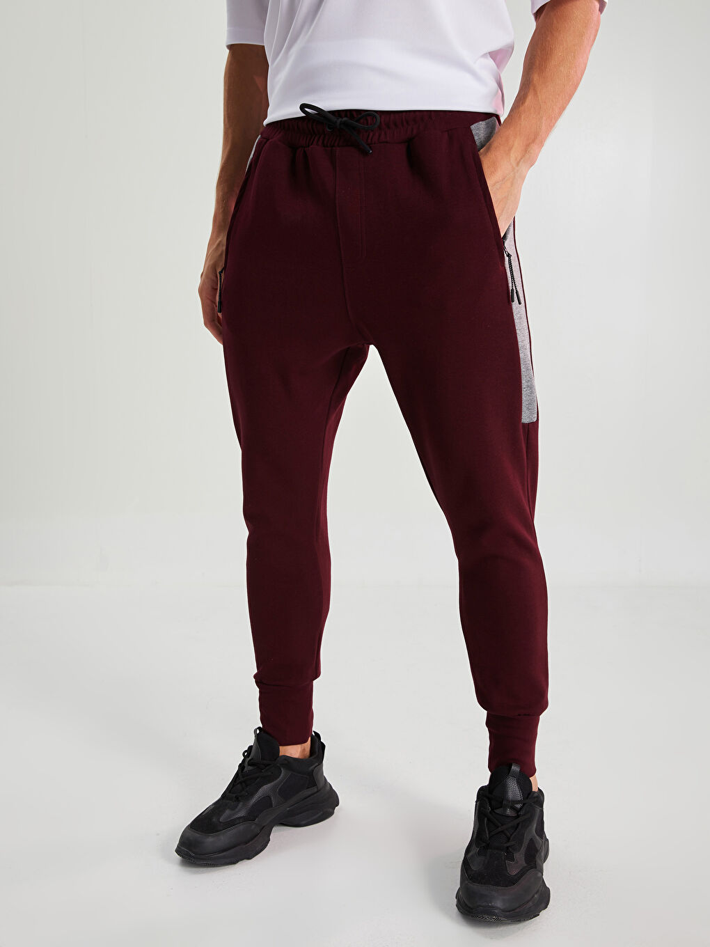 XSIDE ACTIVE Bordo Slim Fit Erkek Jogger Eşofman Altı - 3