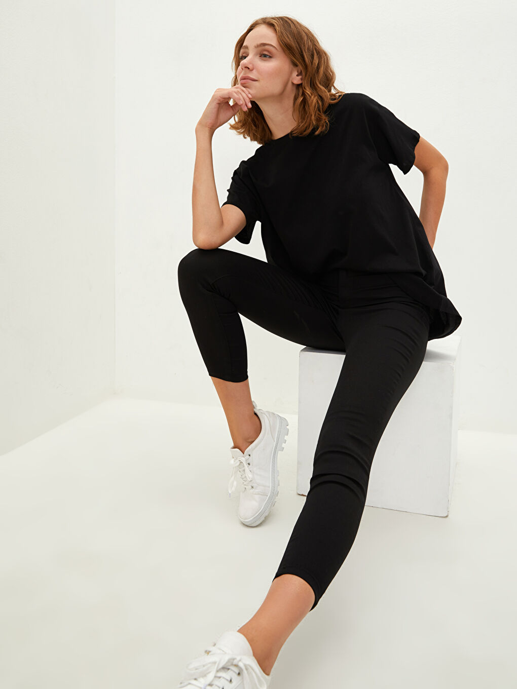 Siyah Yüksek Bel Mercury Skinny Fit Kadın Jean Pantolon