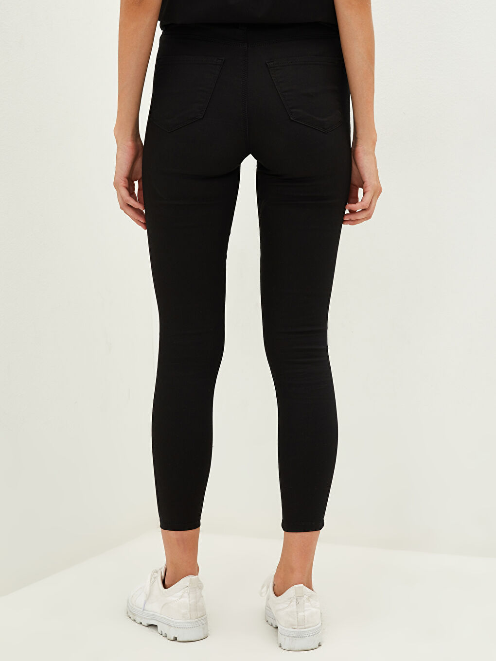 Siyah Yüksek Bel Mercury Skinny Fit Kadın Jean Pantolon-3