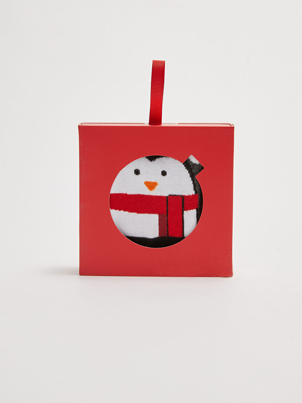 Gri Yılbaşı Temalı Kadın Soket Çorap