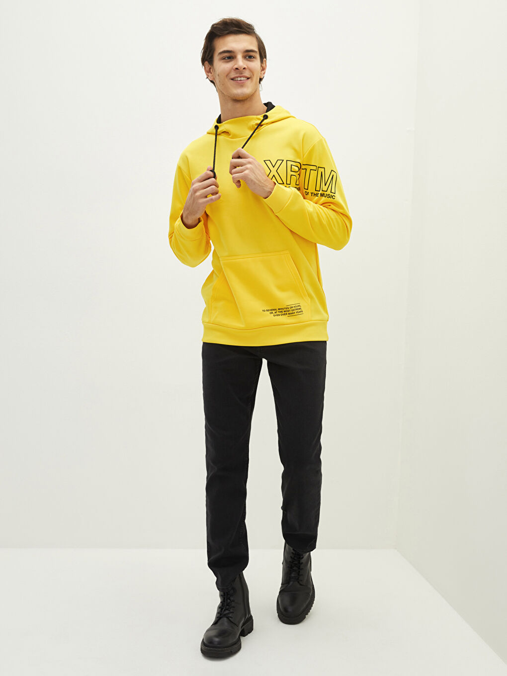 XSIDE Long Sleeve Printed Men's Hoodie -W1DQ97Z8-PNQ - LC