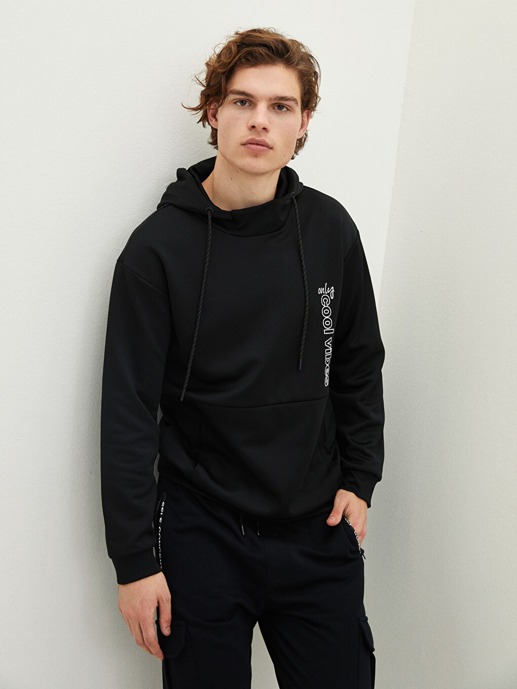 XSIDE Long Sleeve Printed Men's Thick Hoodie -W1DR00Z8-CVL
