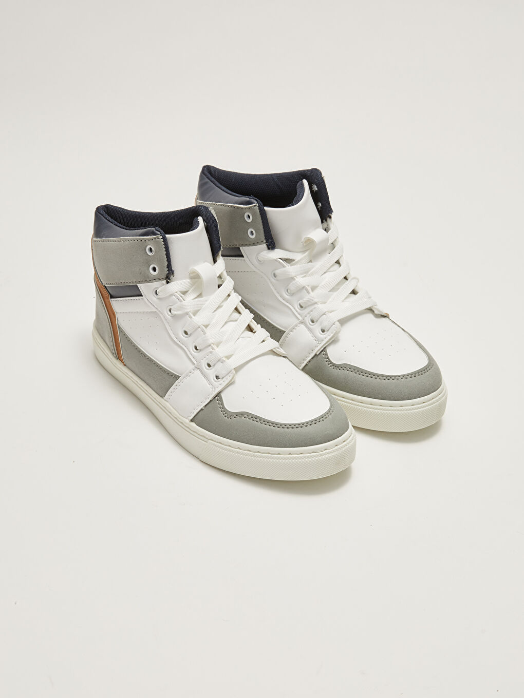 Lace-up and Velcro Men's Ankle-Length Sneakers -W1DR27Z8-J5E