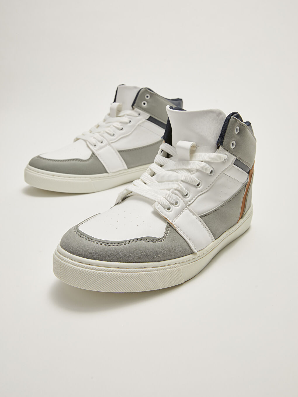 Lace-up and Velcro Men's Ankle-Length Sneakers -W1DR27Z8-J5E