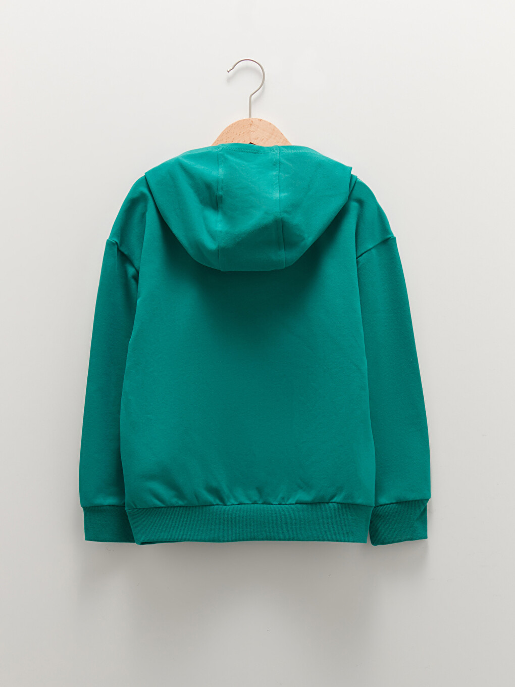 Hooded Printed Long Sleeve Girls' Sweatshirt-1