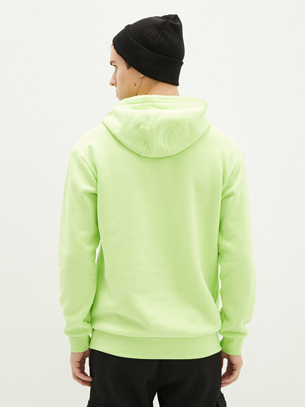 Long Sleeve Printed Men's Thick Hoodie-4
