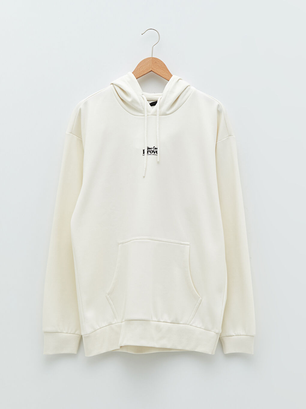 Long Sleeve Printed Men's Thick Hoodie