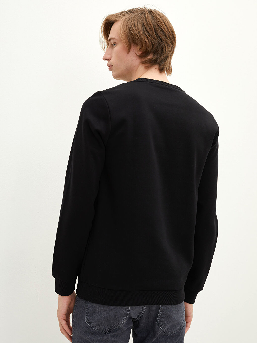 XSIDE Crew Neck Printed Men's Thick Sweatshirt -W1DT66Z8-CVL