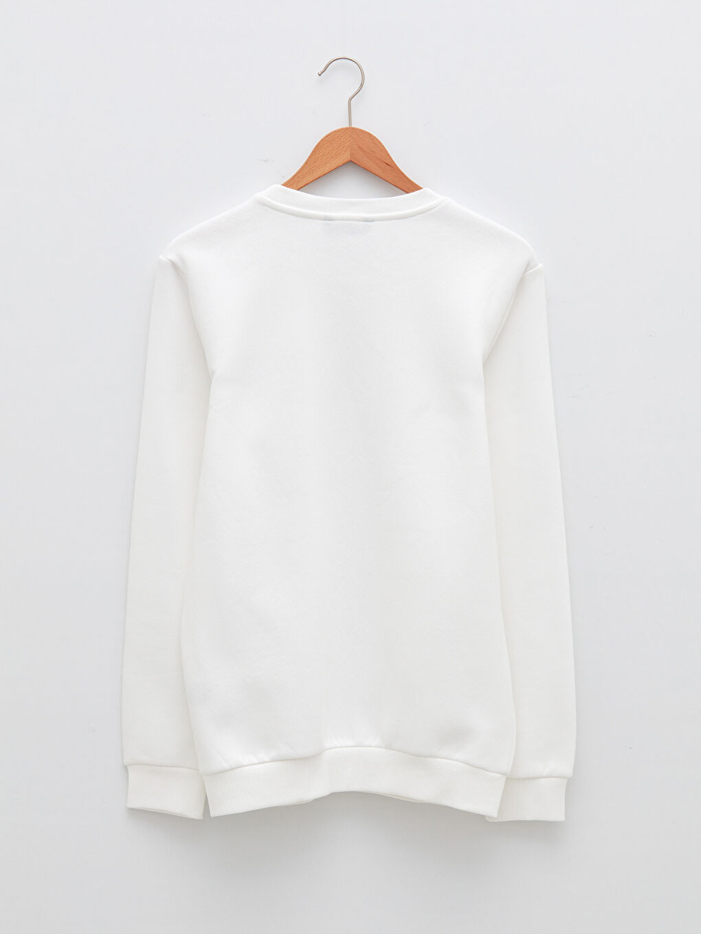 Свитшот Мужской Толстый С Принтом С Круглым Вырезом-6