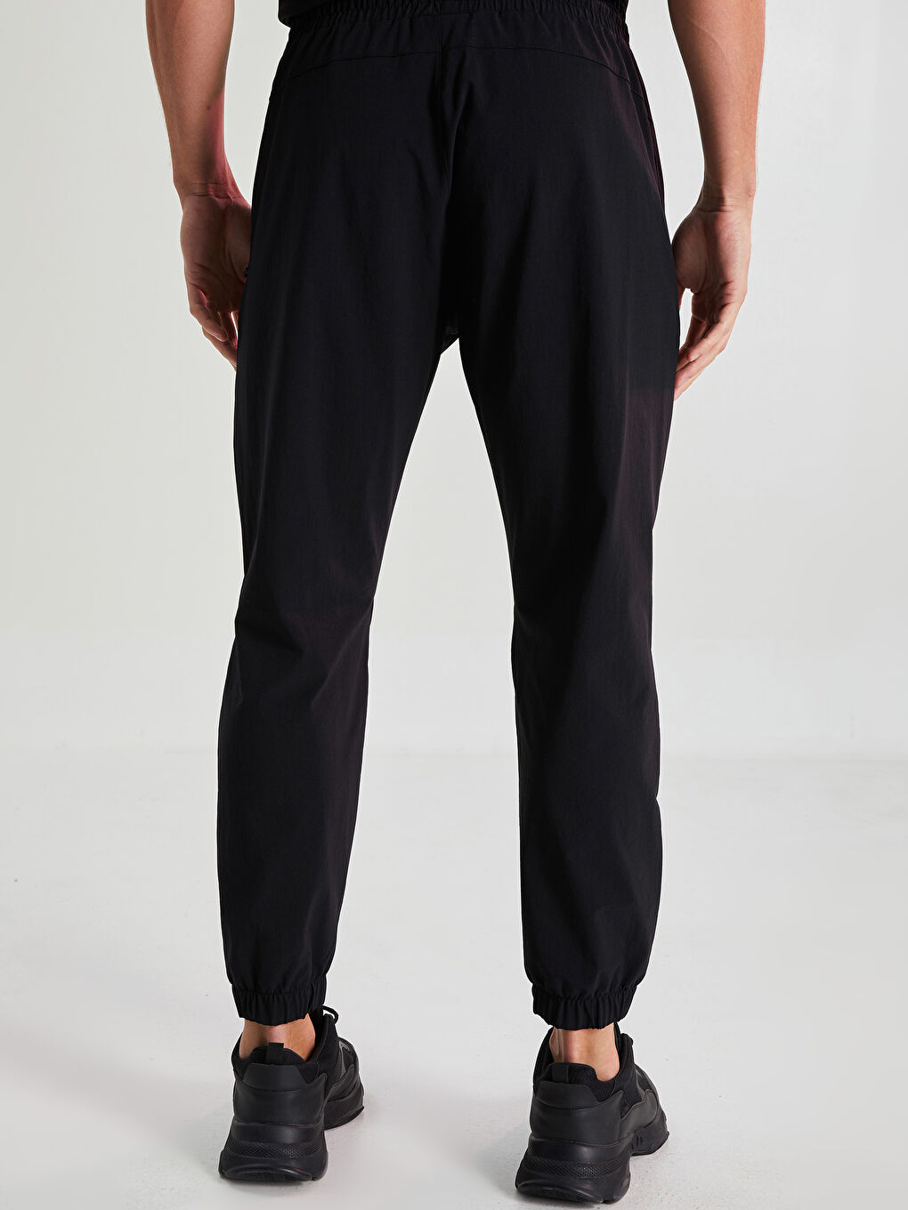 Siyah Slim Fit Erkek Spor Jogger Eşofman Altı-9