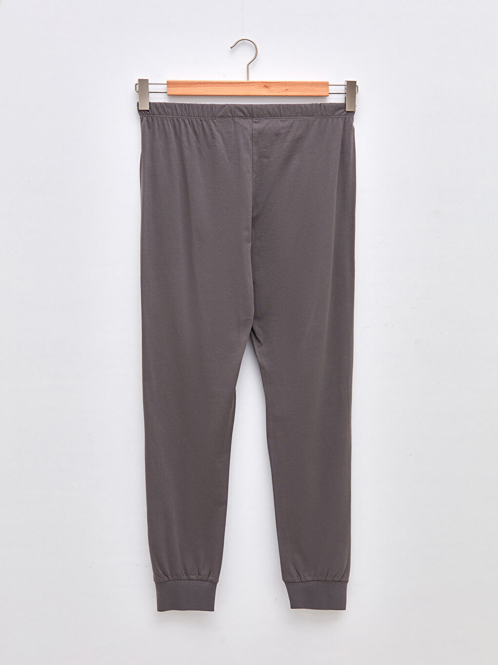 Gri Bisiklet Yaka Winnie the Pooh Baskılı Uzun Kollu Pamuklu Kadın Pijama Takımı-9