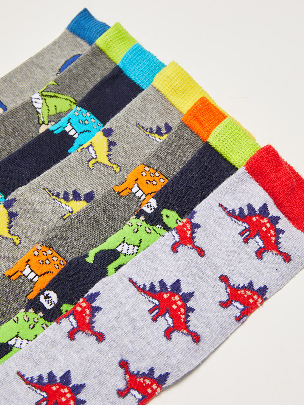 Karışık Desenli Erkek Çocuk Soket Çorap 7'li-2