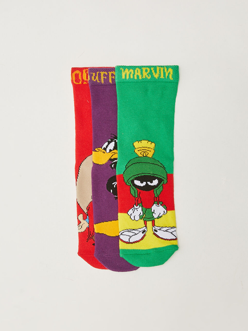 Looney Tunes Patterned Boys Socks 3 Pack