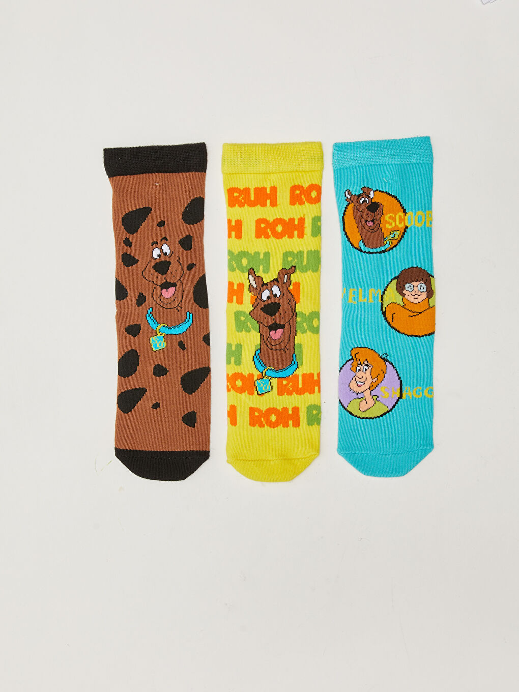 LCW Kids Scooby Doo Patterned Boys' Socks 3 Pack -W1DY43Z4-K00