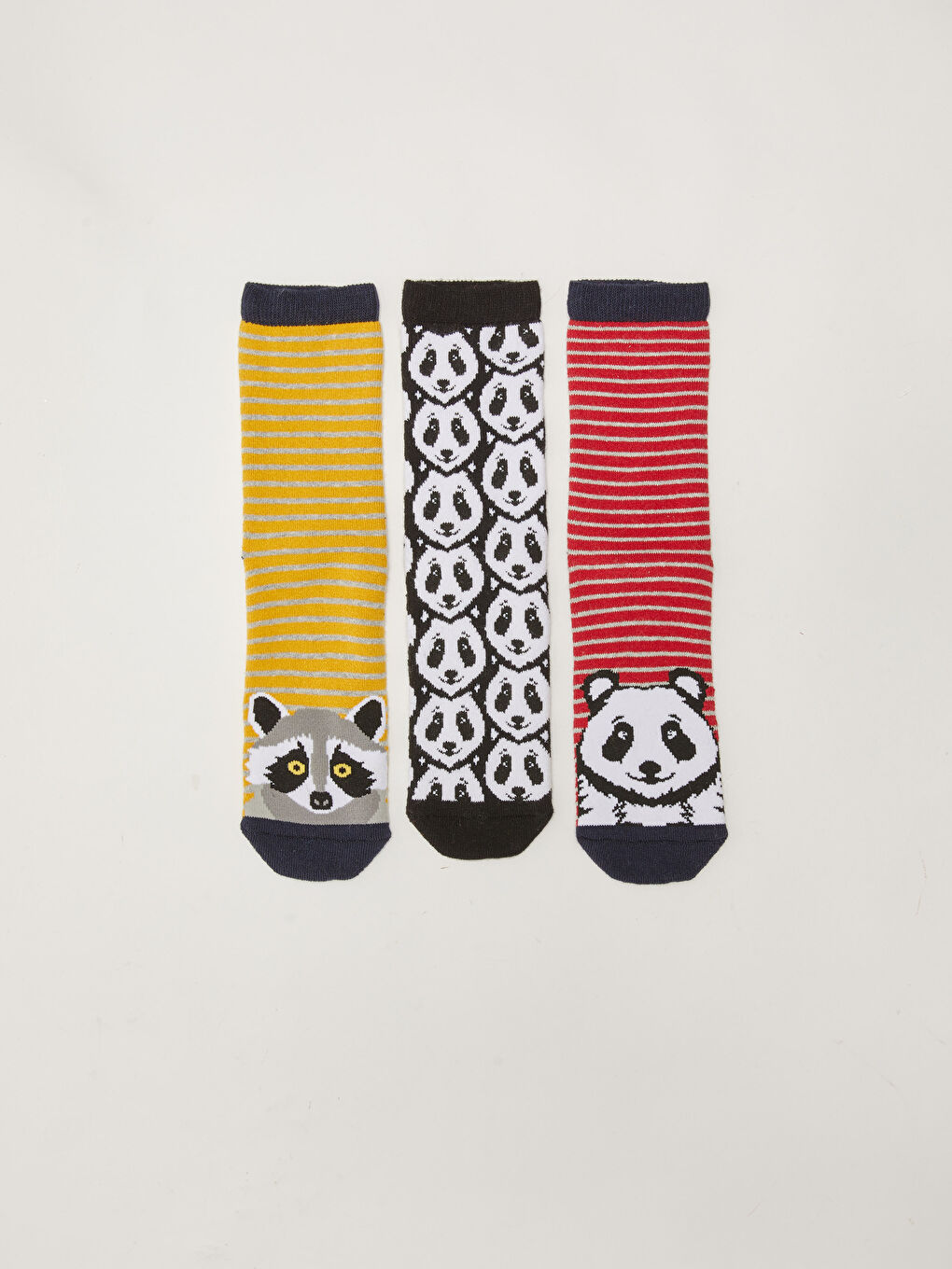 Patterned Boys Thick Terry Socks 3 Pack-1