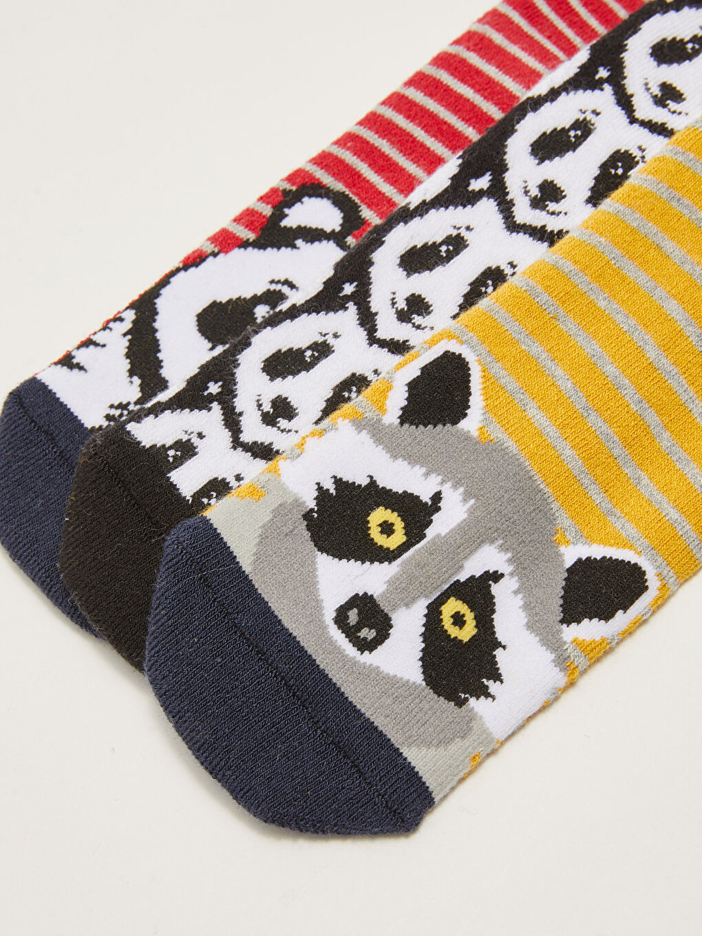 Patterned Boys Thick Terry Socks 3 Pack-2