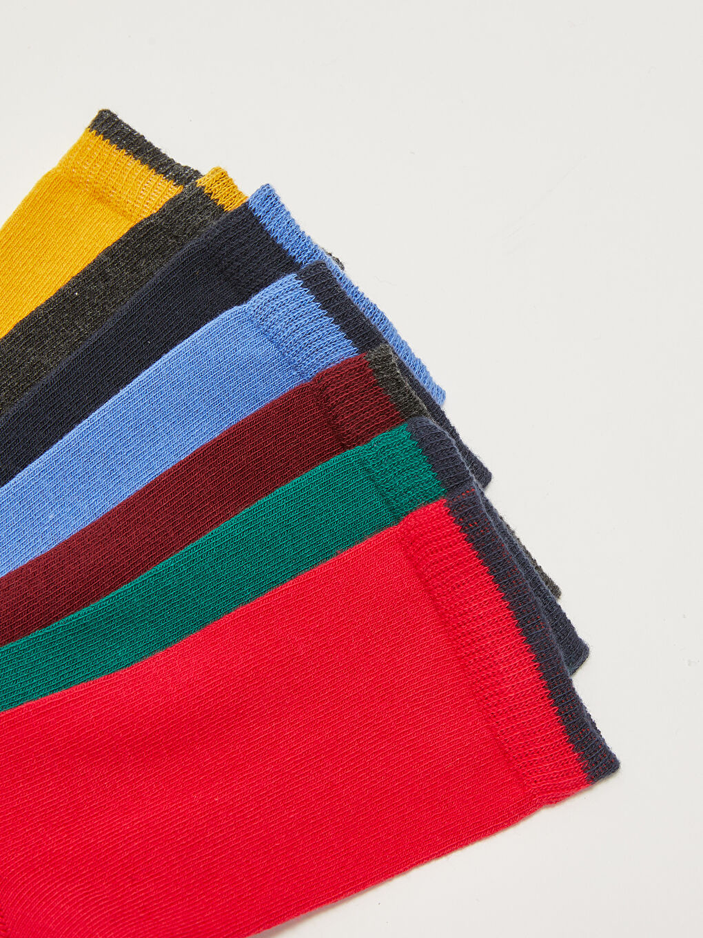 Karışık Basic Erkek Çocuk Soket Çorap 7'li-2