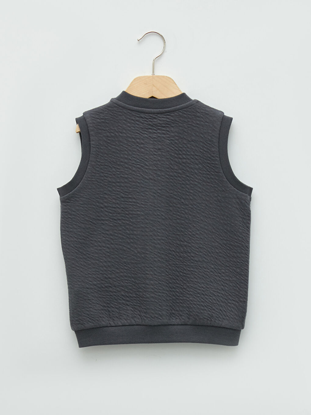 LCW baby Crew Neck Baby Boy Zippered Vest -W1DY88Z1-JNL