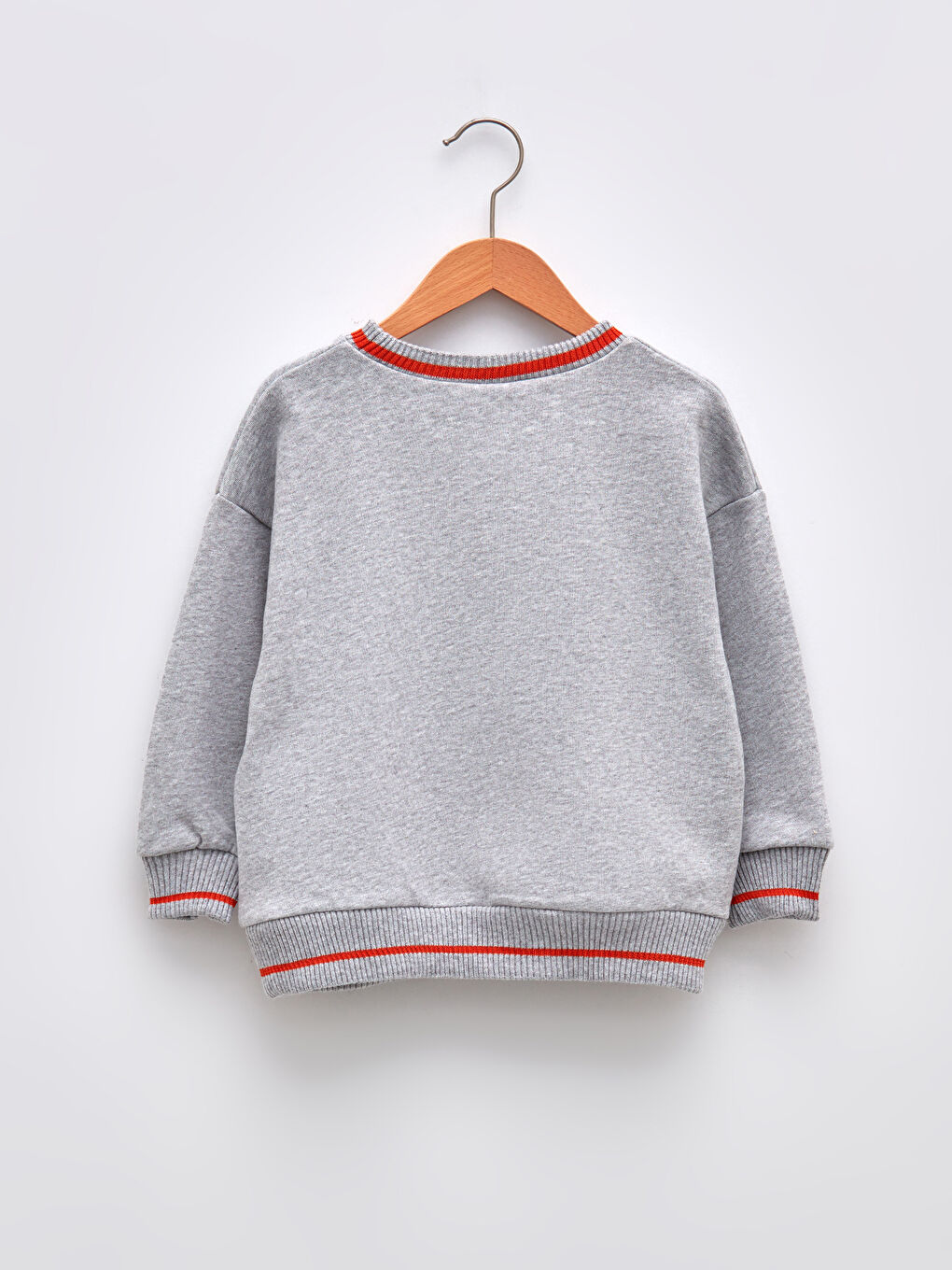 LCW baby Crew Neck Long Sleeve Printed Baby Boys' Sweatshirt -W1EA28Z1-D5P