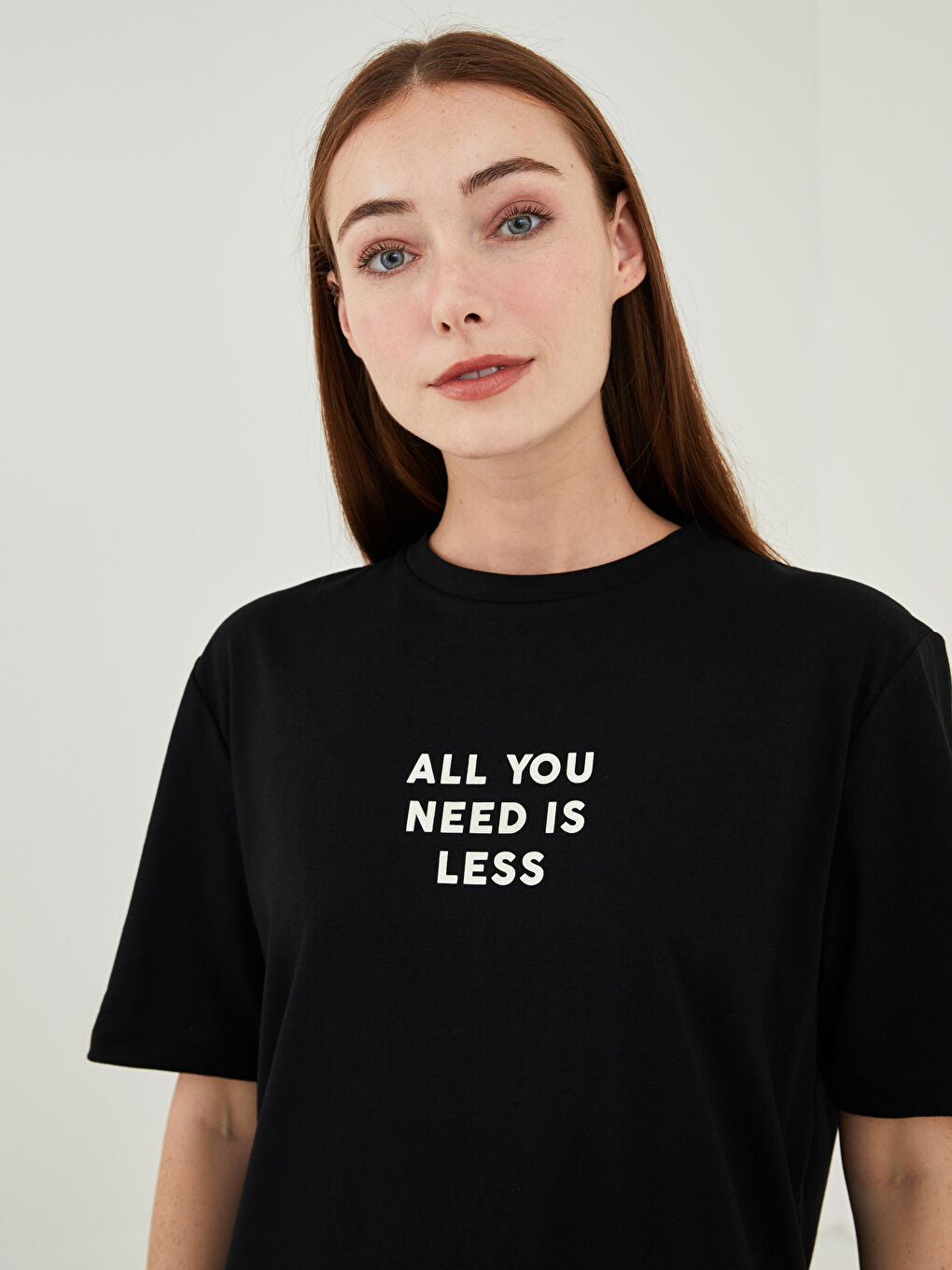 Туника с круглым вырезом, с принтом, с коротким рукавом для женщин